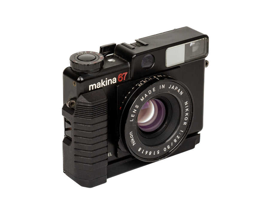 Plaubel Makina 67 Plate and Grip